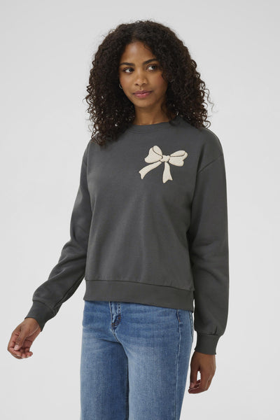 KAelenora Sweatshirt Black Oyster/Bow - 10510672 Thumbnail