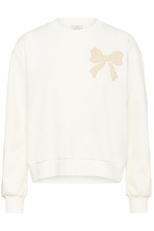 KAelenora Sweatshirt Chalk / Feather Gray Bow - 10510672