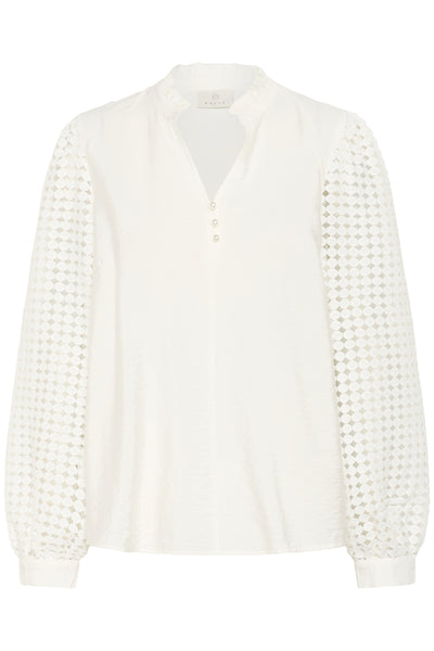 KAtulle Blouse Chalk - 10510733 Thumbnail
