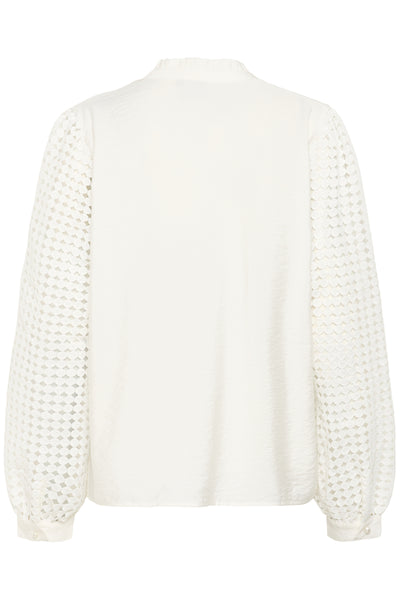 KAtulle Blouse Chalk - 10510733 Thumbnail