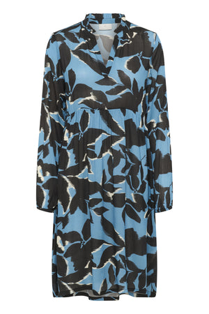 KAlisette Amber Dress Windward Blue/Black Flower - 10510736
