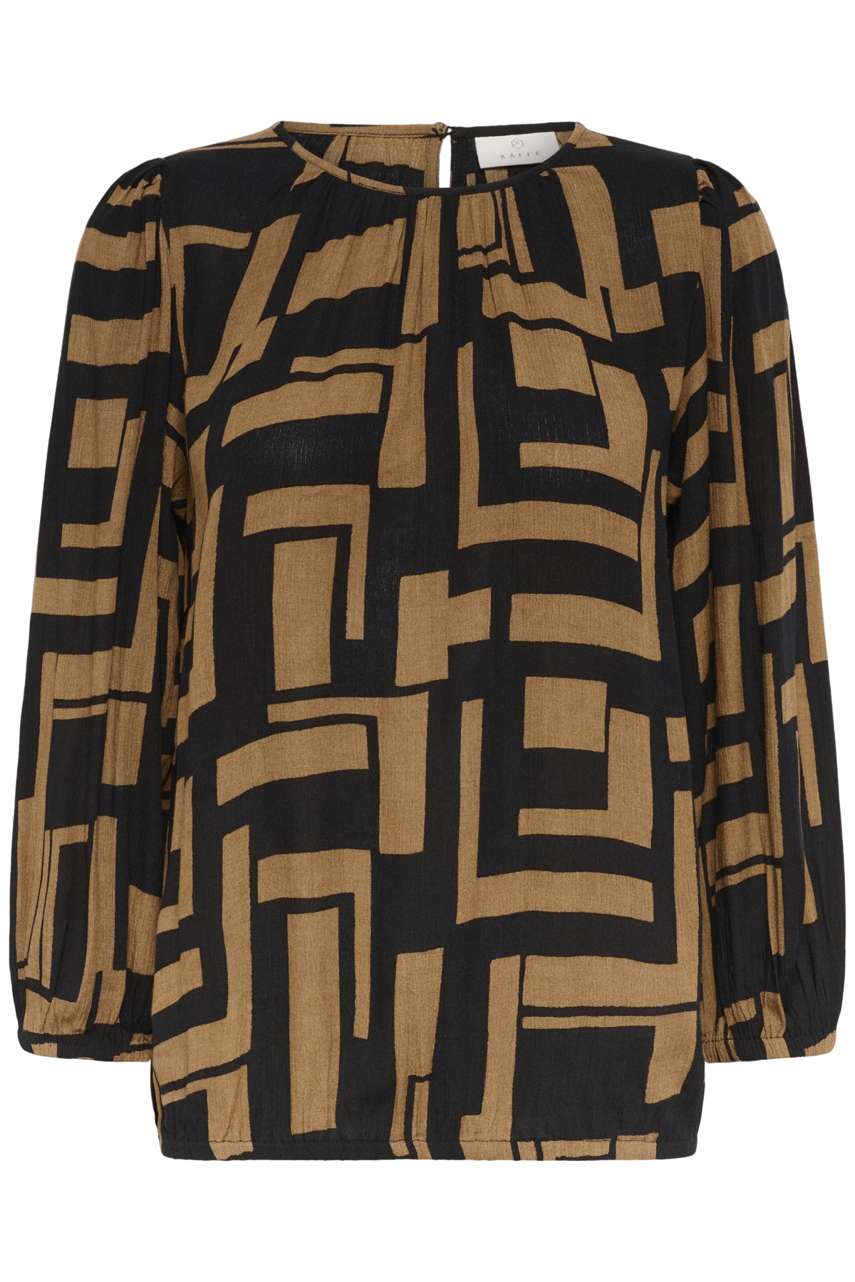 KAlorina Amber Blouse Black/Toasted Coconut Graphic - 10510737