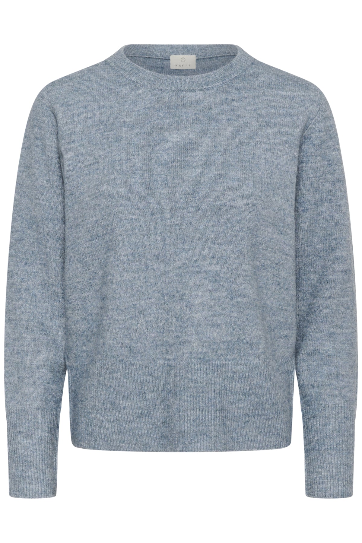 KAniel Crew Neck Pullover Windward Blue Melange - 10510744