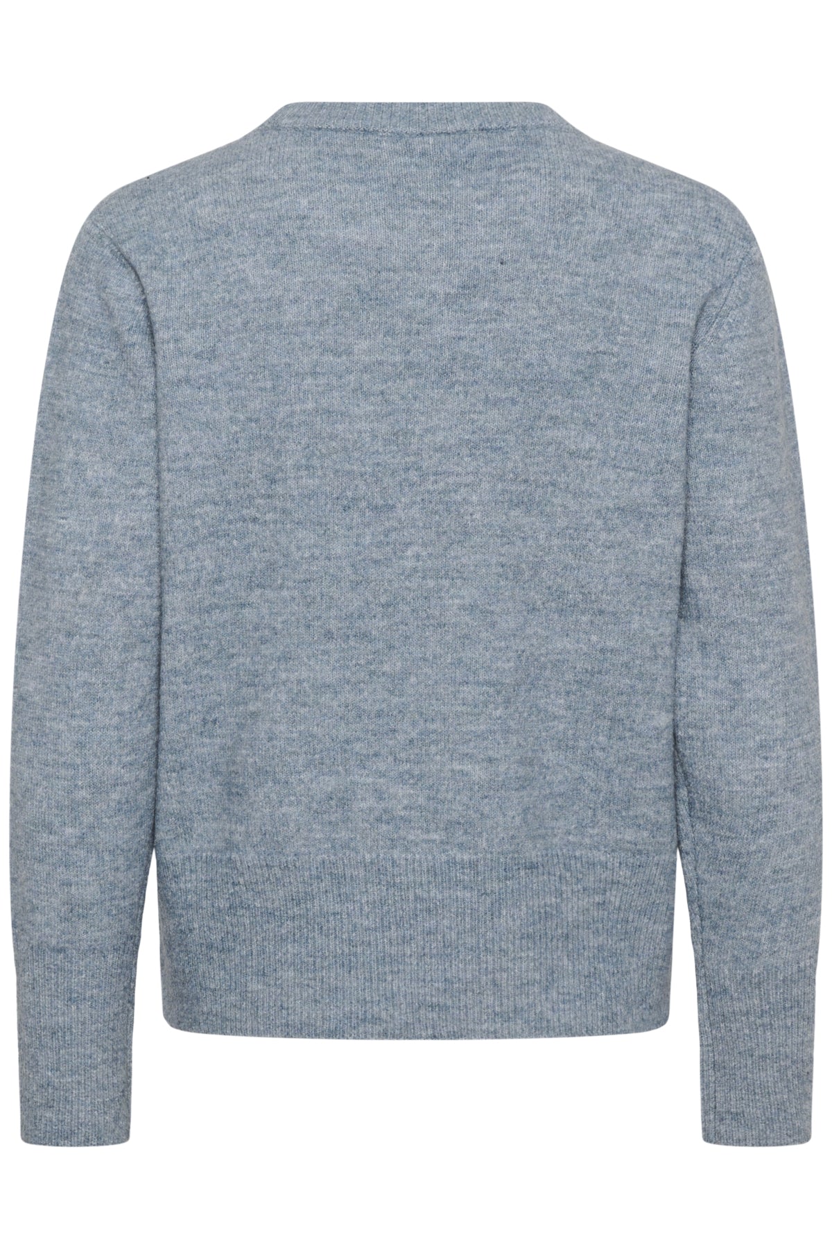 KAniel Crew Neck Pullover Windward Blue Melange - 10510744