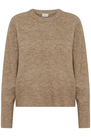 KAniel Crew Neck Pullover Toasted Coconut Melange - 10510744