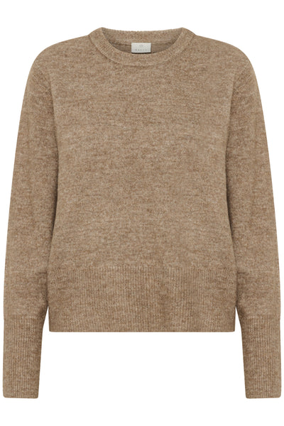 KAniel Crew Neck Pullover Toasted Coconut Melange - 10510744 Thumbnail