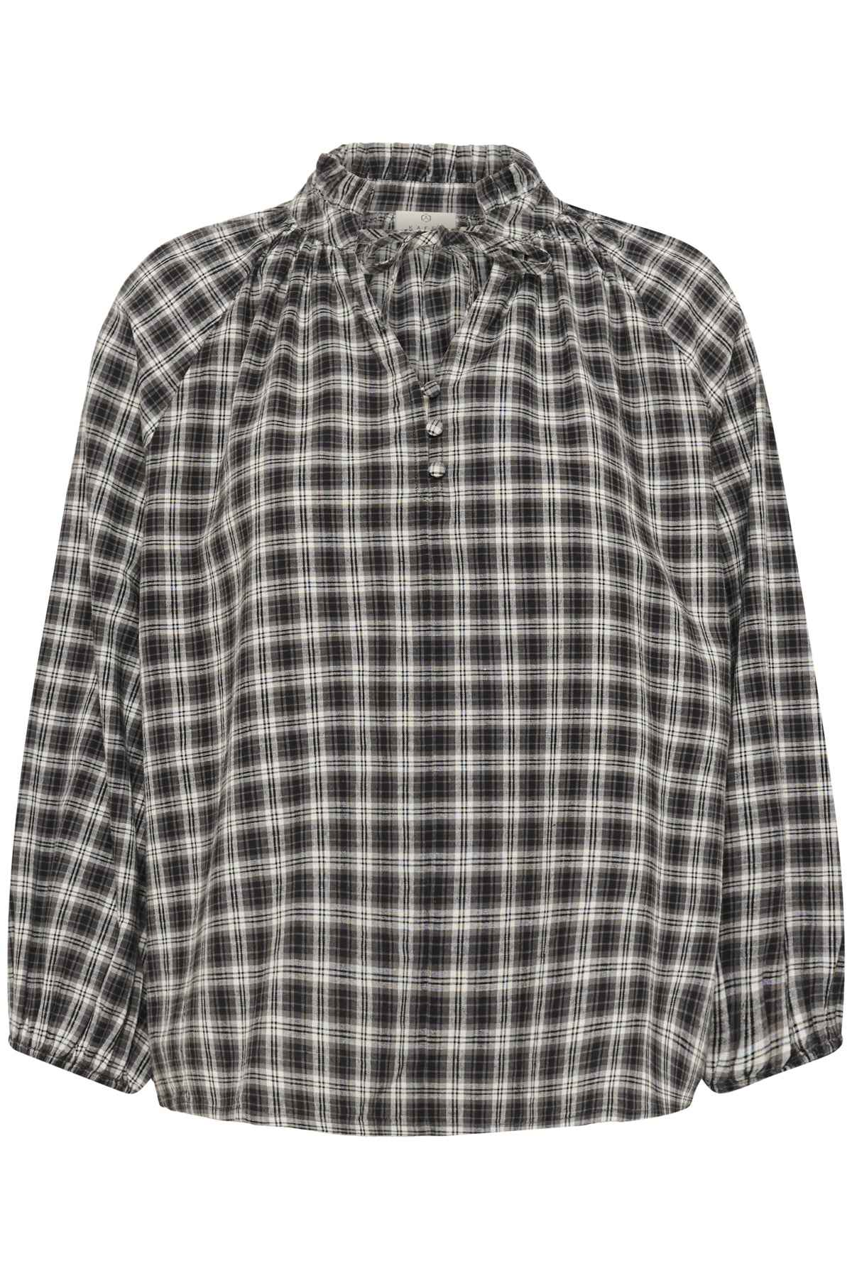KAelna Blouse Black/Grey Check - 10510745