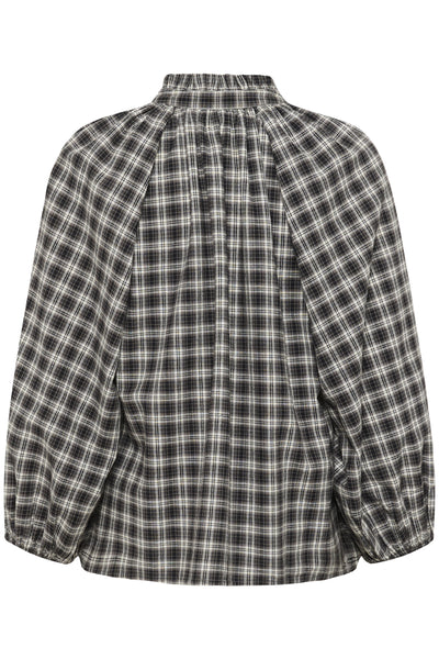 KAelna Blouse Black/Grey Check - 10510745 Thumbnail