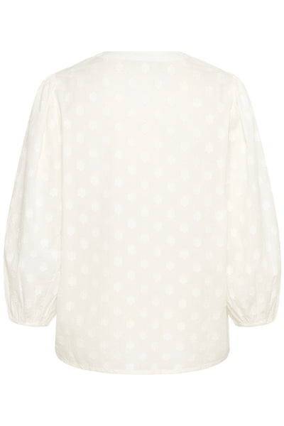 KAenya Blouse 3/4 SL Chalk - 10510755 Thumbnail