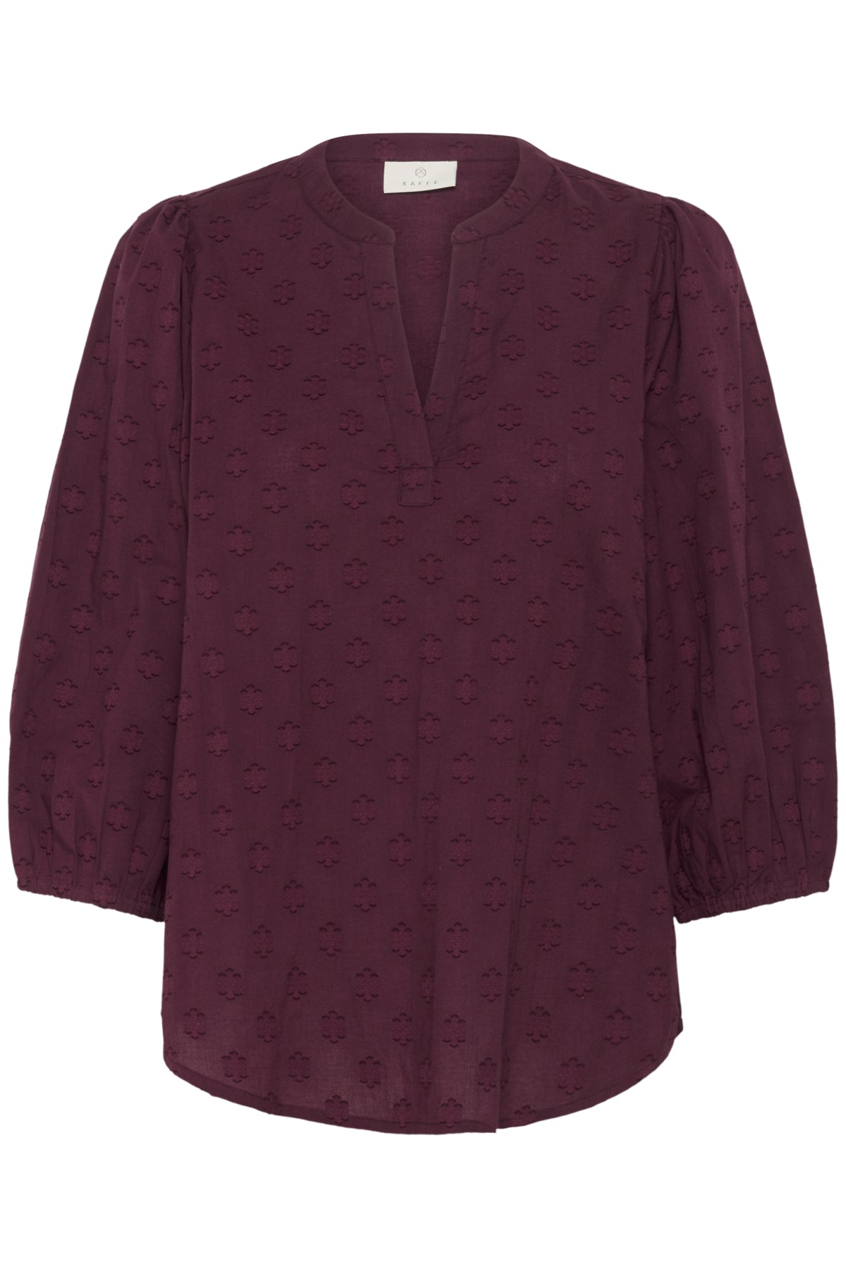 KAenya Blouse 3/4 SL Windsor Wine - 10510755