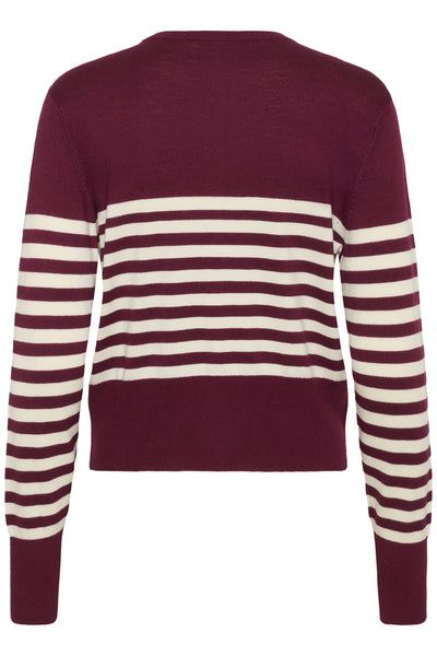 KAlizza Cardigan Windsor/Turtledove Half Stripe - 10510758 Thumbnail