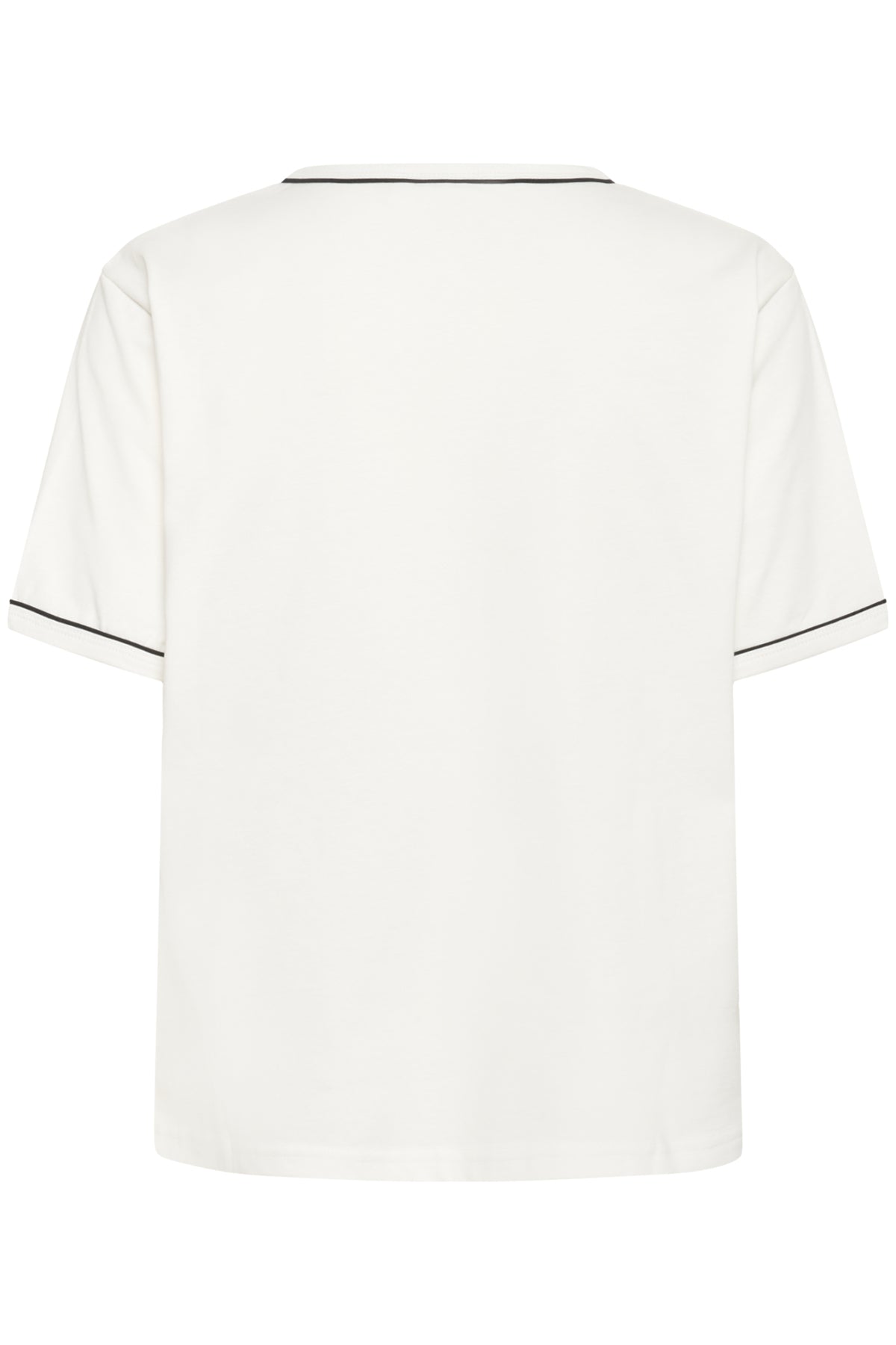 KAjamie T-Shirt Chalk W. Black Deep Contrast - 10510871