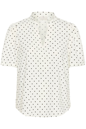 KArita Blouse Chalk/Black Dot - 10510877