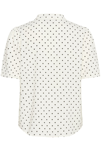 KArita Blouse Chalk/Black Dot - 10510877 Thumbnail