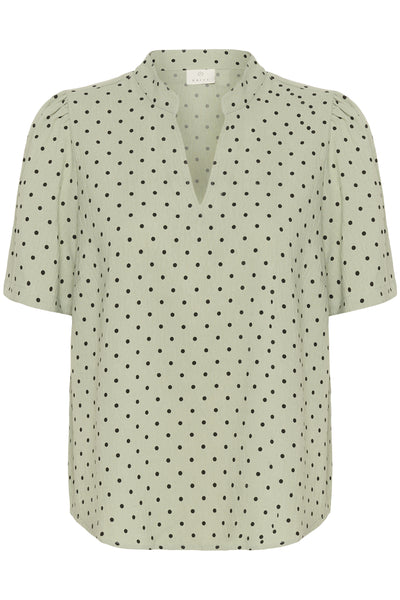 KArita Blouse Lily Pad/Black Deep Dot - 10510877 Thumbnail