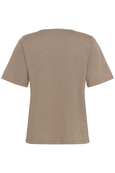 KAsofie Lace T-Shirt DEEP TAUPE - 10510894 Thumbnail