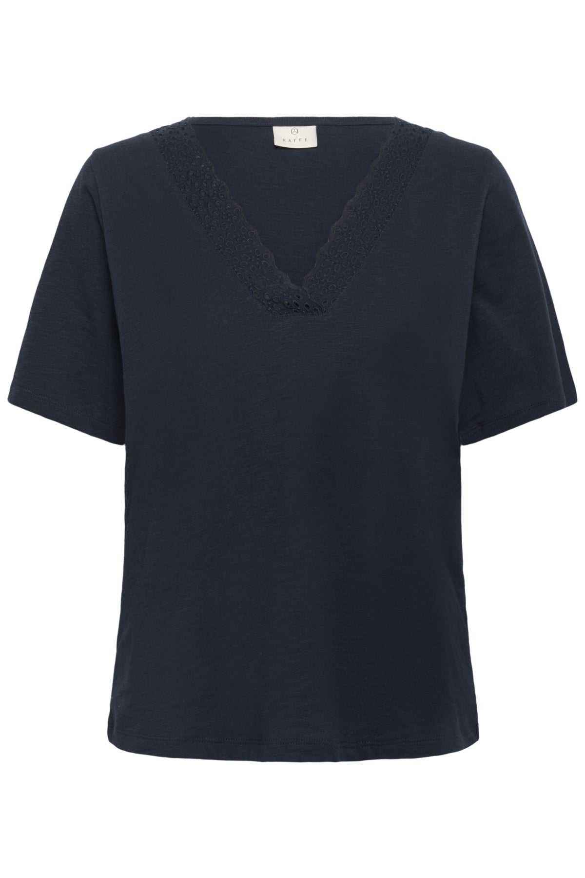 KAsofie Lace T-Shirt Midnight Marine - 10510894