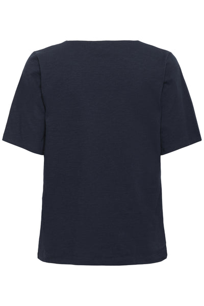 KAsofie Lace T-Shirt Midnight Marine - 10510894 Thumbnail