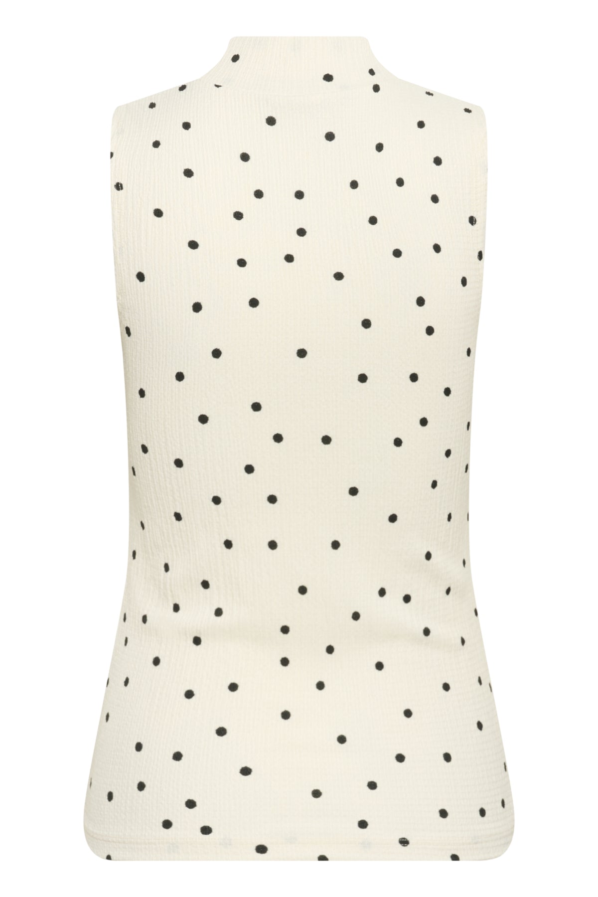 KAkatrine Printed Top Cloud Cream W. Black Dots - 10510921