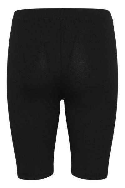 KAsally Solid Jersey Shorts Black deep - 10510926 Thumbnail