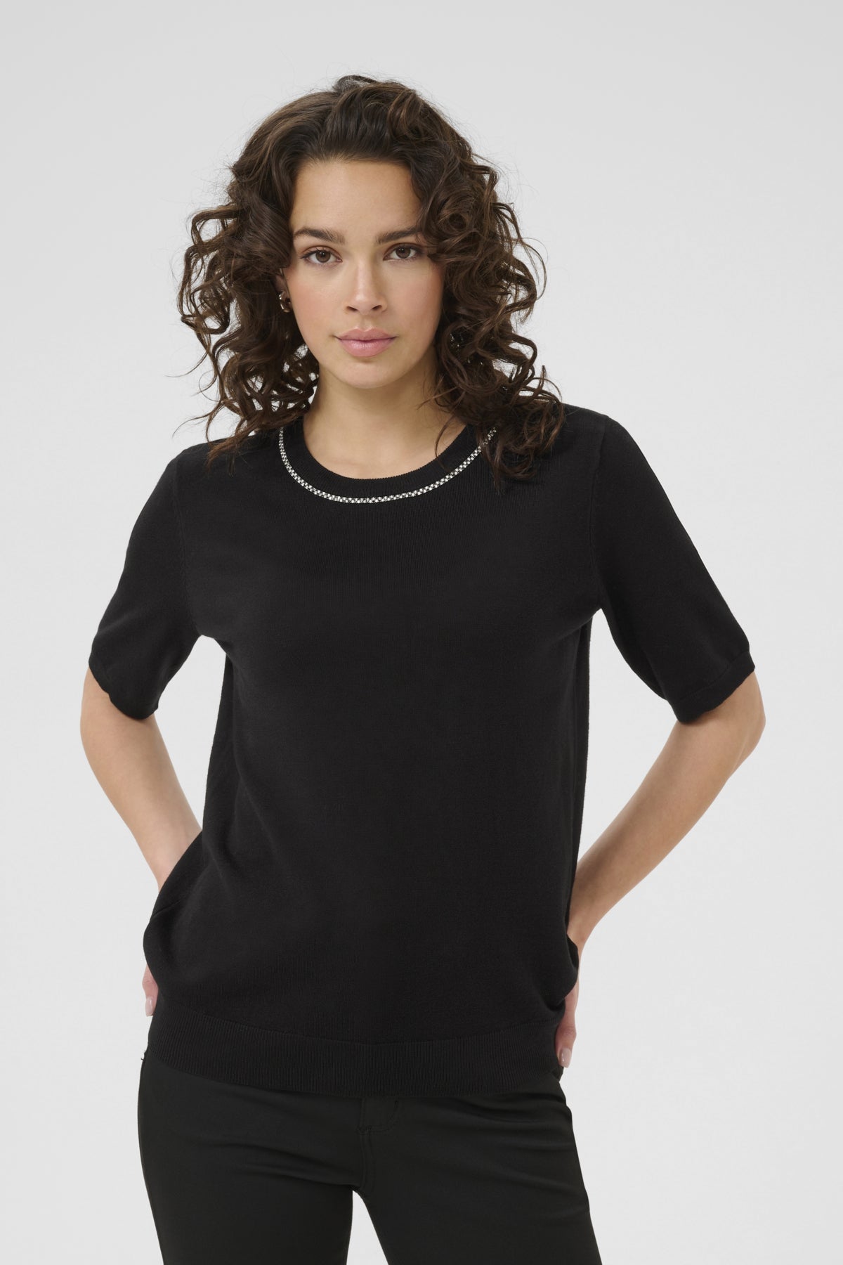 KAcarly Knit Pullover Black deep - 10510929