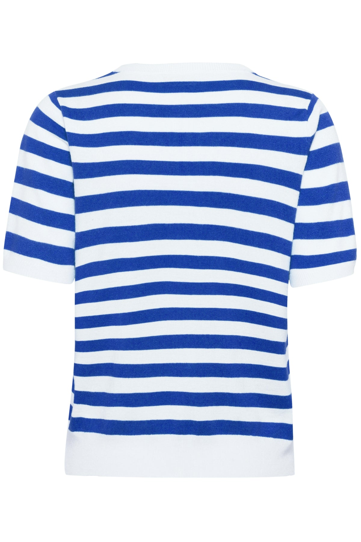 KAlava Short Sleeve Knit Chalk/Surf The Web Stripes - 10510934