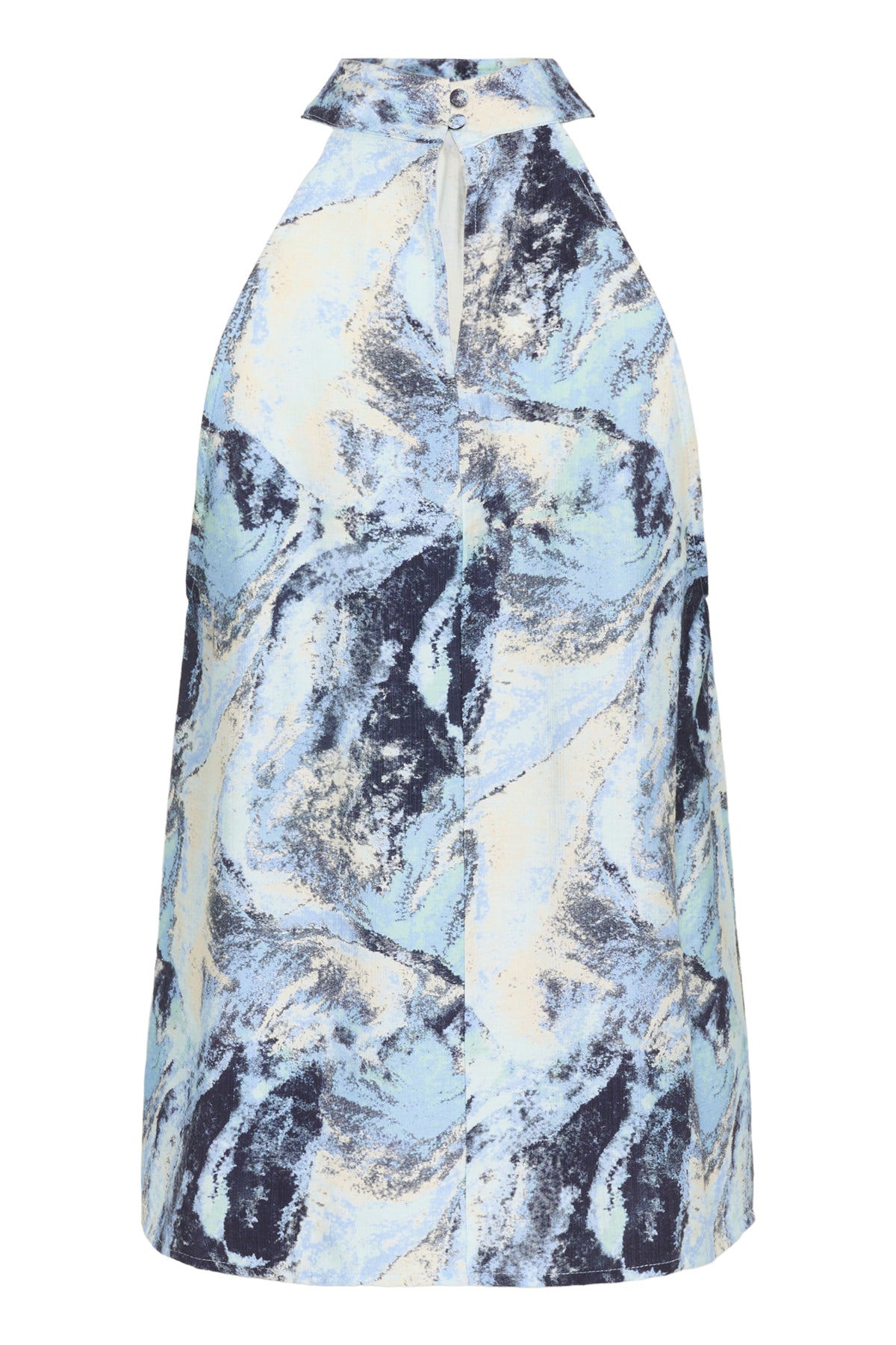KAjasmin Top Blue Organic Print - 10510948