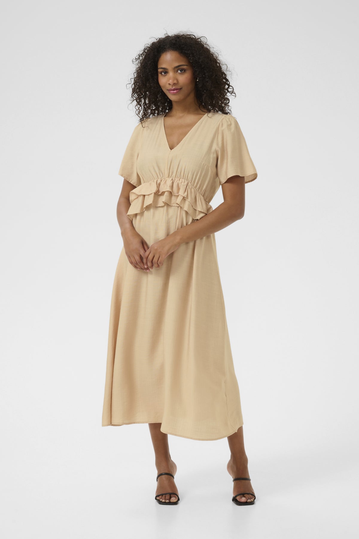 KAjasmin Frill Dress Smoke Gray CC - 10510971