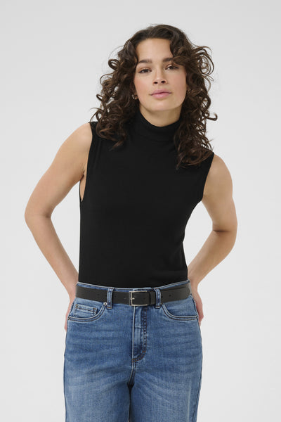 KAlizza Rollneck Top Black deep - 10510977 Thumbnail