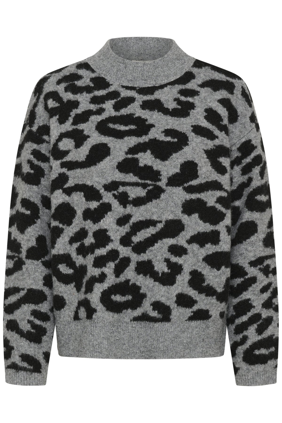 KAsandra Pullover LS LGM/Black Leopard - 10511193