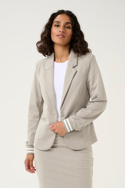 Kinnie Blazer Elephant Skin/Chalk stripe - 10550800 Thumbnail