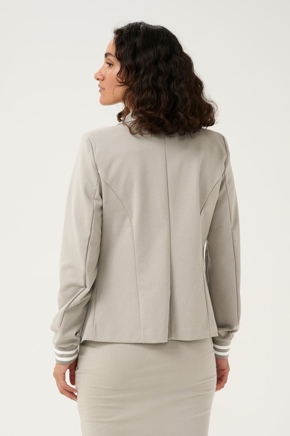 Kinnie Blazer Elephant Skin/Chalk stripe - 10550800