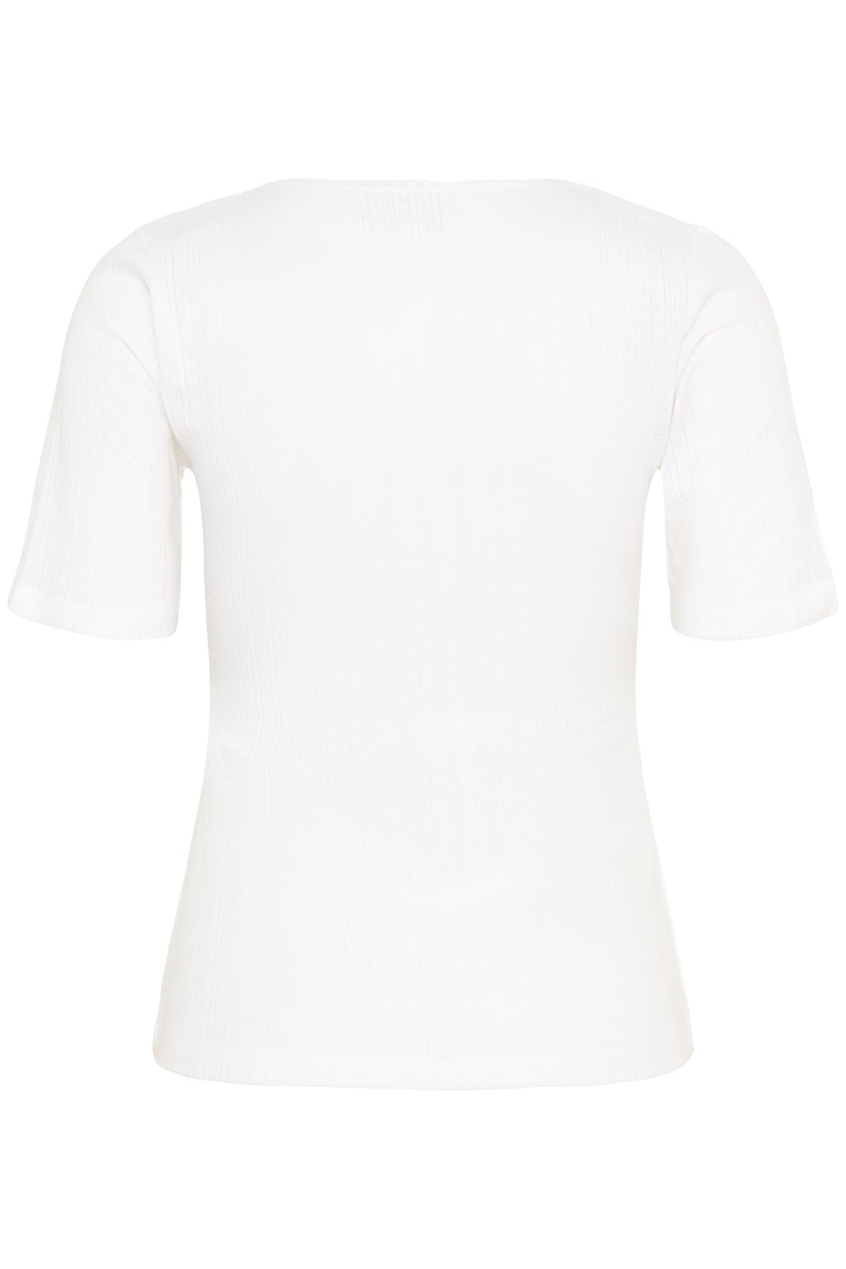KAviba Pointelle T-Shirt Chalk - 10552387