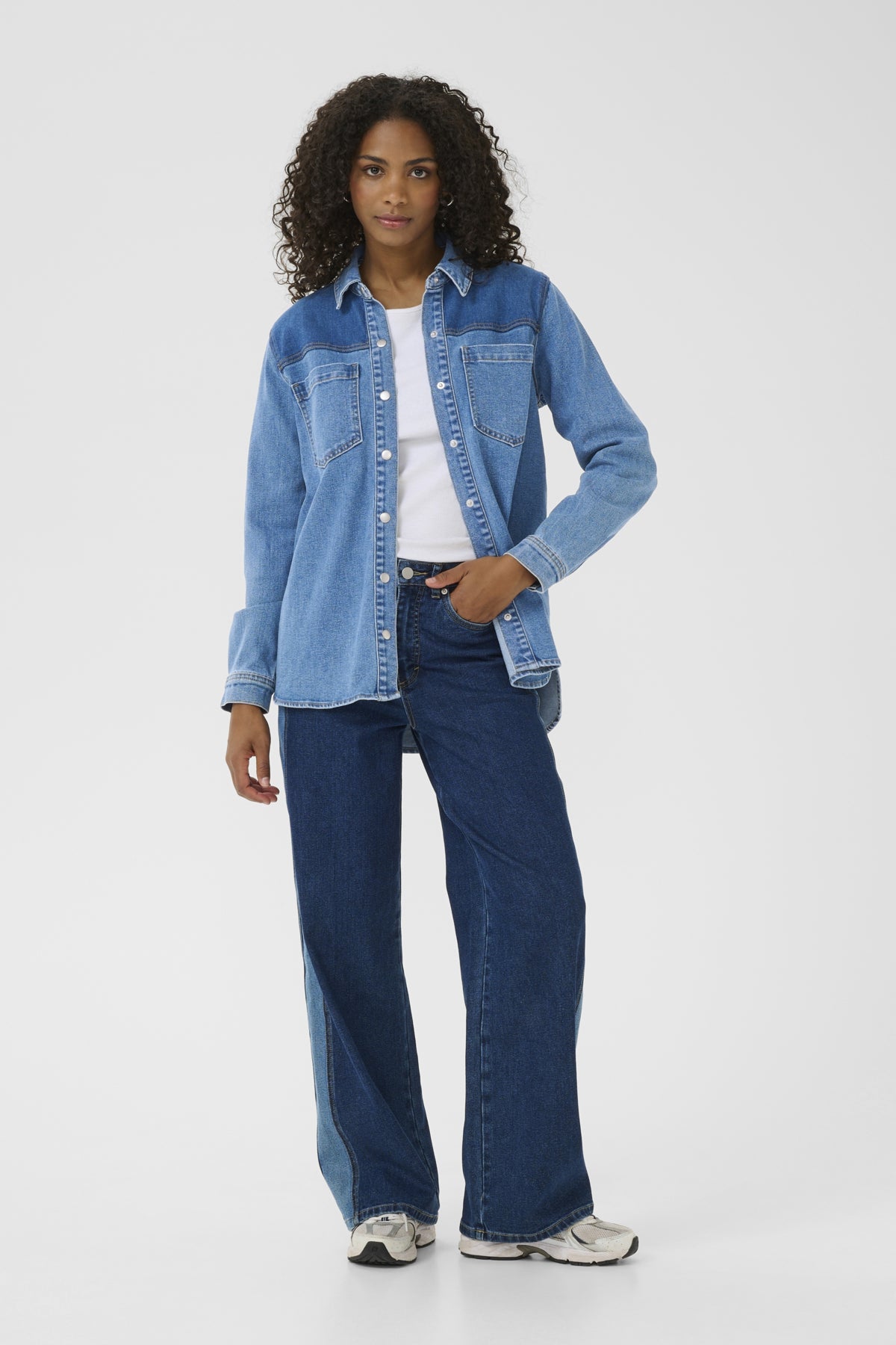KAsandra Denim Shirt Light Blue Denim - 10552389