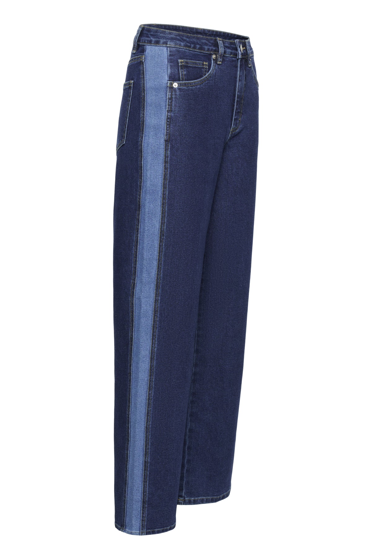KAsandra High Waist Jeans Medium Blue Denim - 10552390