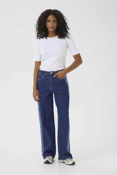 KAsandra High Waist Jeans Medium Blue Denim - 10552390 Thumbnail