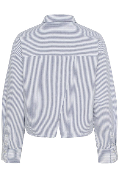 KAnelly Shirt Blue/White Stripe - 10552397 Thumbnail