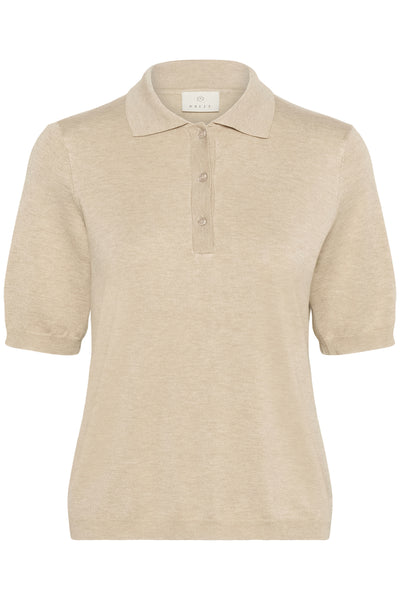 KAlizza Basic Polo Pullover Feather Gray Melange - 10552426 Thumbnail