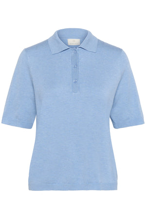 KAlizza Basic Polo Pullover Vista Blue Melange - 10552426