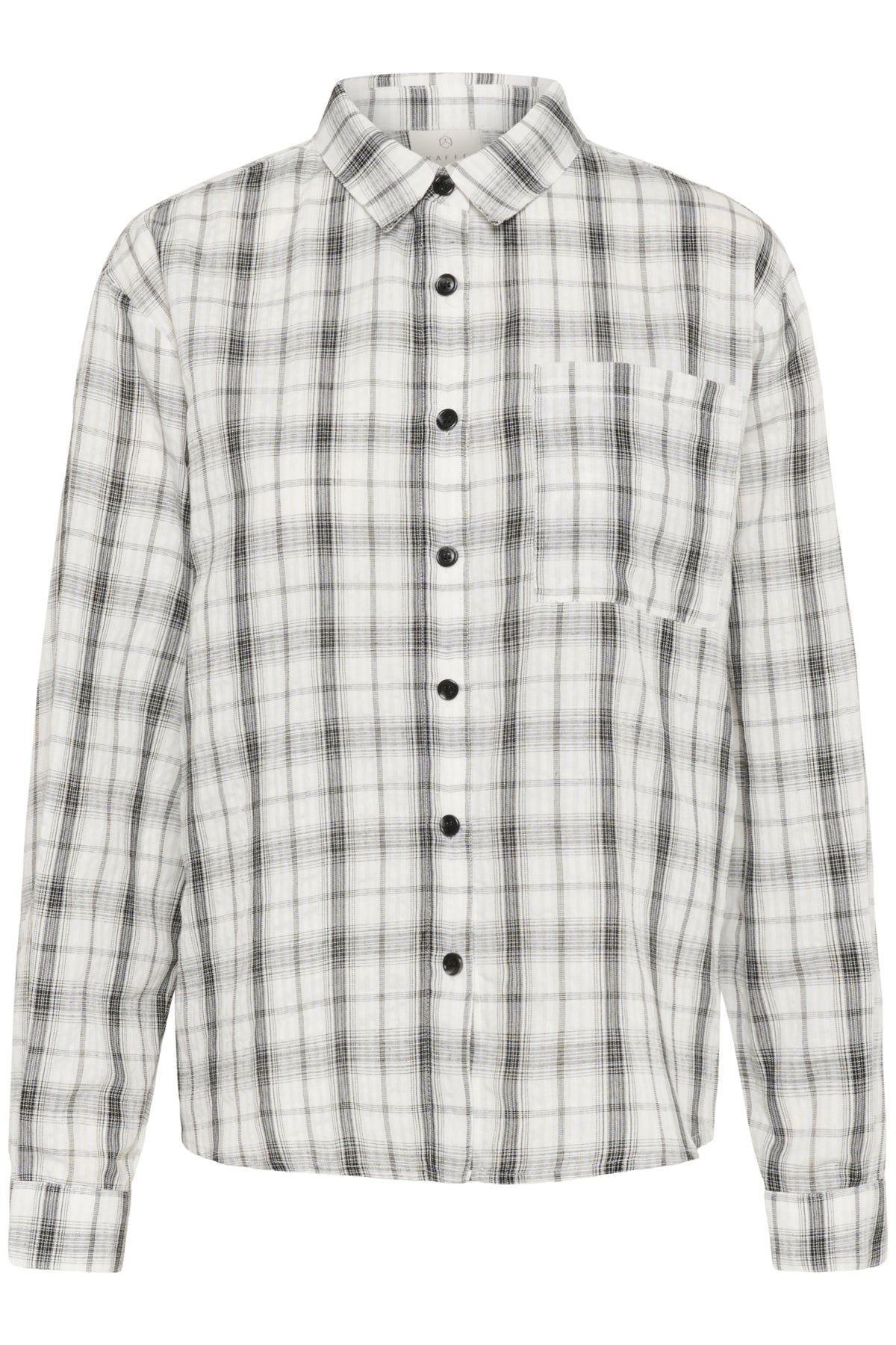KApaula Shirt Chalk W. Black Deep Checks - 10552450