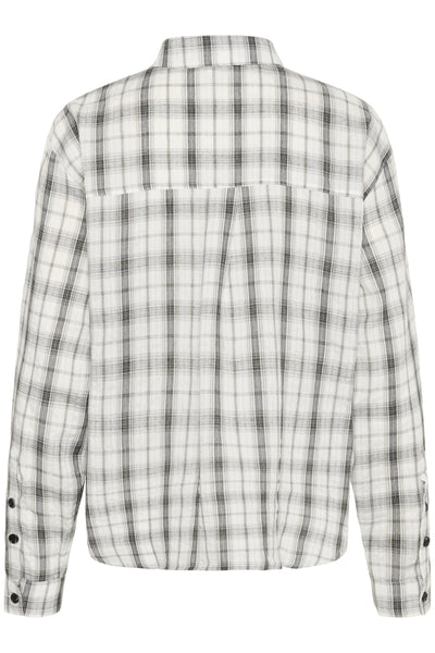 KApaula Shirt Chalk W. Black Deep Checks - 10552450 Thumbnail