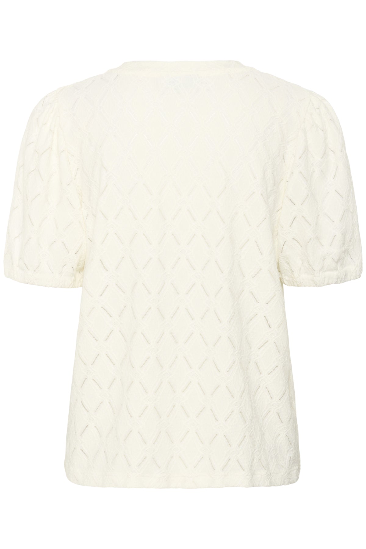 KAtine Short SL Lace Blouse Chalk - 10552453