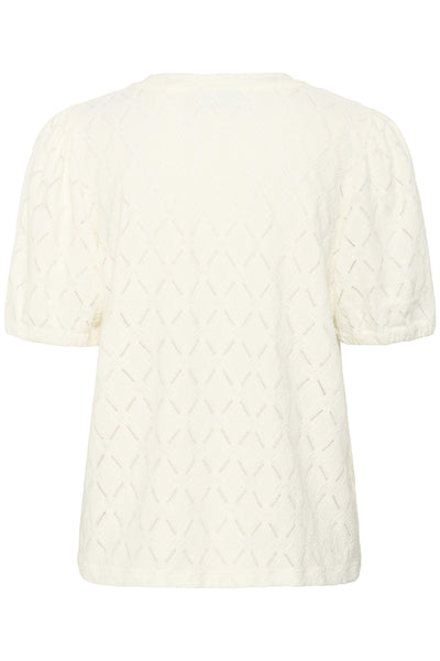 KAtine Short SL Lace Blouse Chalk - 10552453 Thumbnail