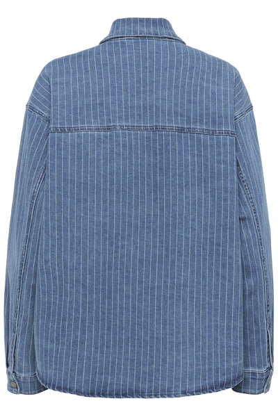 KAreece Denim shirt Medium Blue Denim Pinstripe - 10552457 Thumbnail