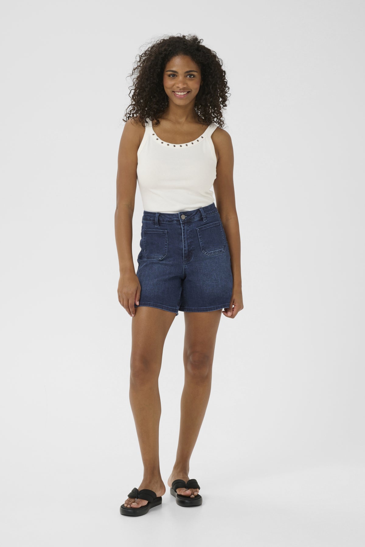 KAkarla Denim Shorts Medium Blue Denim - 10552459