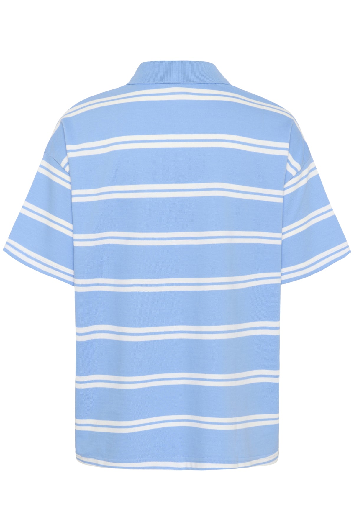 KApirrie Polo T-Shirt Vista Blue W. Chalk Twin strip - 10552460