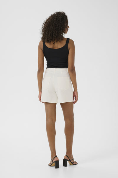KAkarla Twill Shorts Chalk - 10552465 Thumbnail