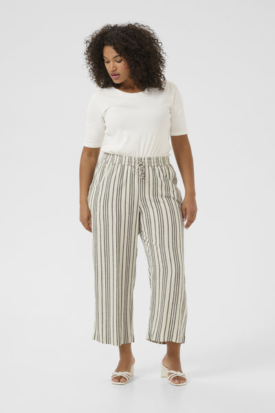 KCmille Cropped Pants Moonstruck / Black Stripe - 10583098 Thumbnail
