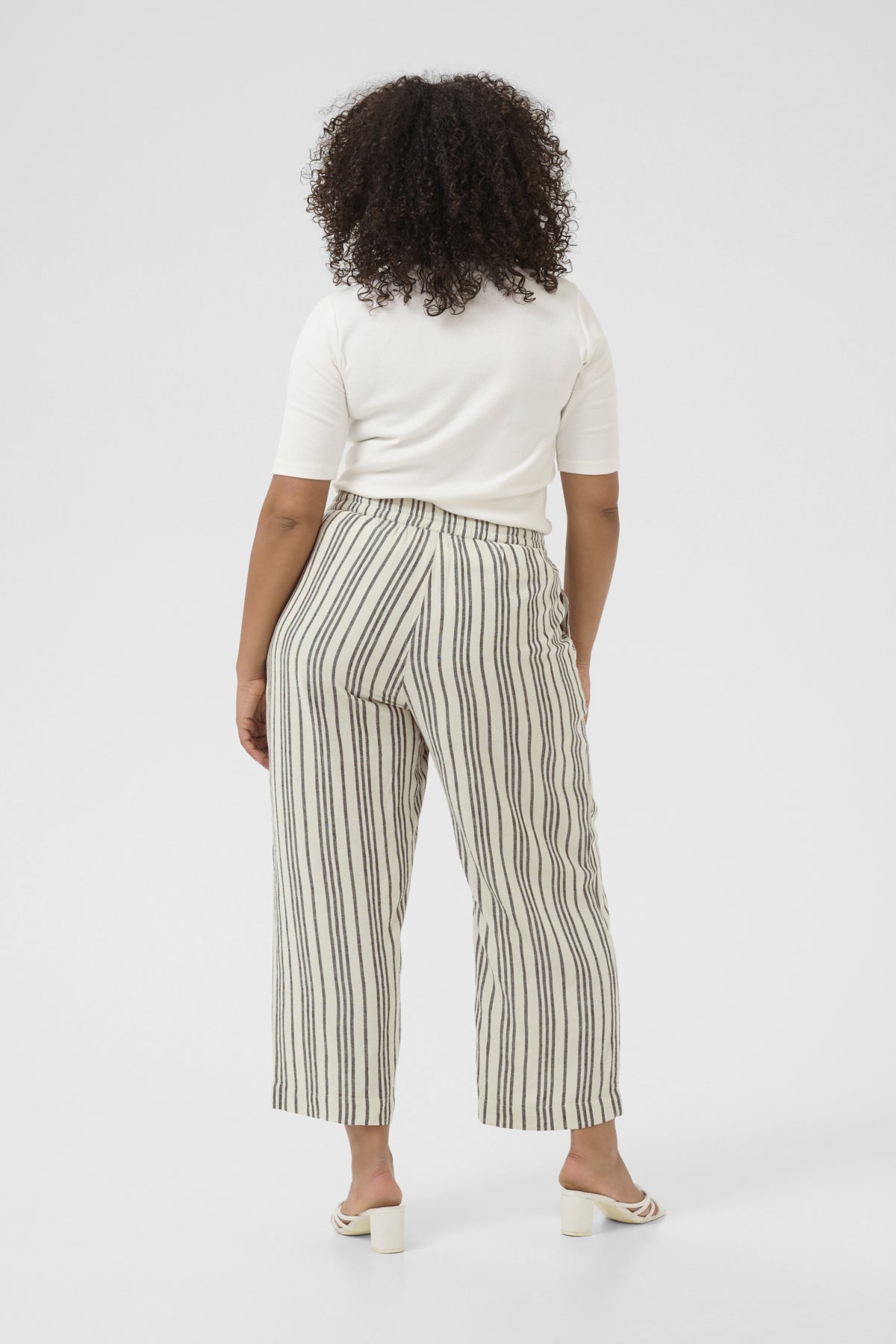 KCmille Cropped Pants Moonstruck / Black Stripe - 10583098