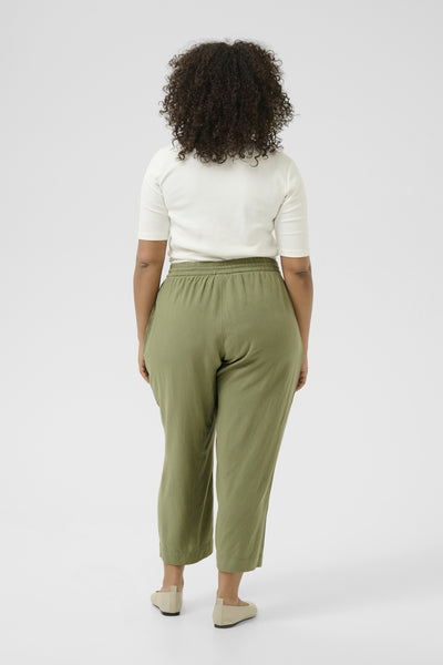 KCmille Cropped Pants Oil Green - 10583098 Thumbnail